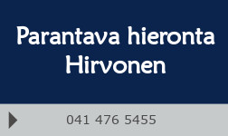 Parantava hieronta Hirvonen logo